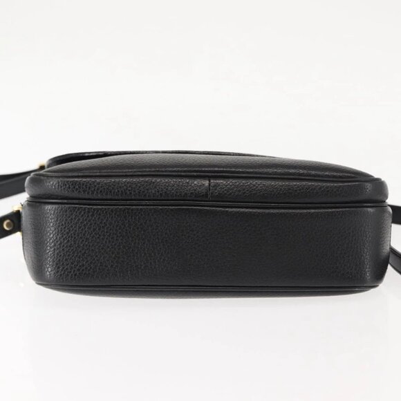 Burberrys Shoulder Bag Leather Brown Gold Auth - Picture 5 of 16